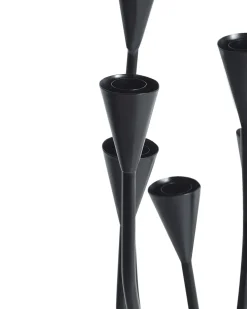 Sale Beliani Portacandele MATOSINHOS Metallo 54 cm Nero