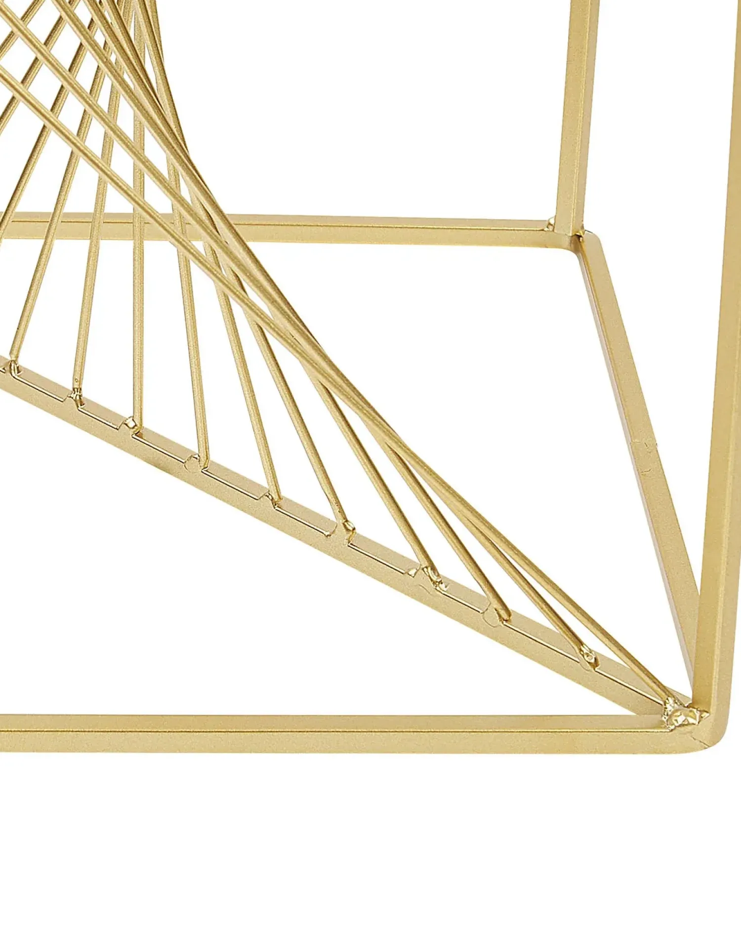 Beliani Portacandele MIND Metallo 23 cm Oro