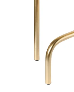 Clearance Beliani Portacandele PORRTELA Metallo 50 cm Oro