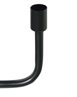 Sale Beliani Portacandele PORRTELA Metallo 50 cm Nero