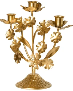 Online Beliani Portacandele RAMADA Metallo 25 cm Oro