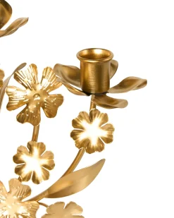 Online Beliani Portacandele RAMADA Metallo 25 cm Oro