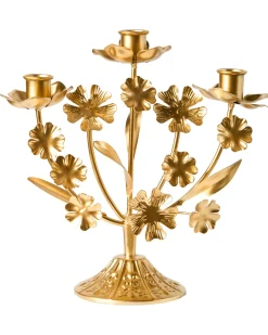 Online Beliani Portacandele RAMADA Metallo 25 cm Oro