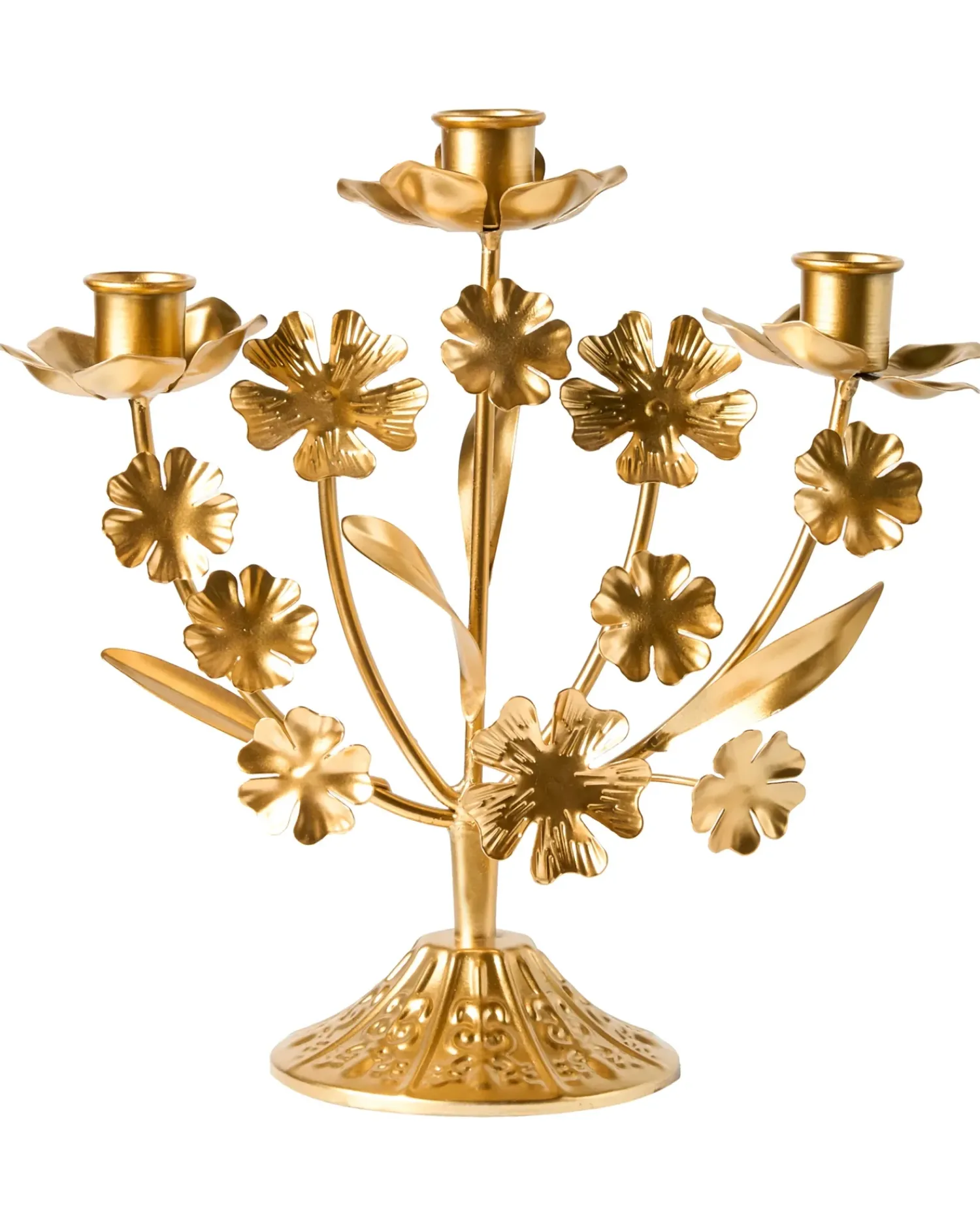 Online Beliani Portacandele RAMADA Metallo 25 cm Oro