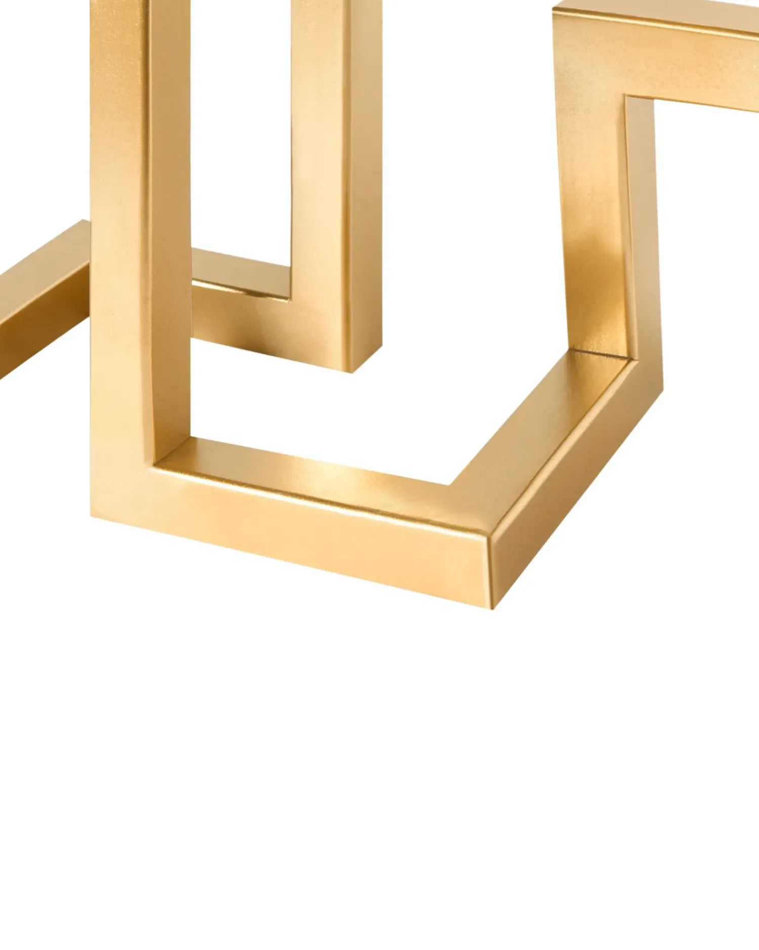 Beliani Portacandele RAPOSO Metallo 30 cm Oro