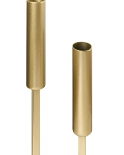 Hot Beliani Portacandele TRAFARIA Metallo 26 cm Oro