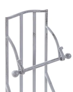Sale Beliani Porta carta igienica BRISA Metallo Grigio