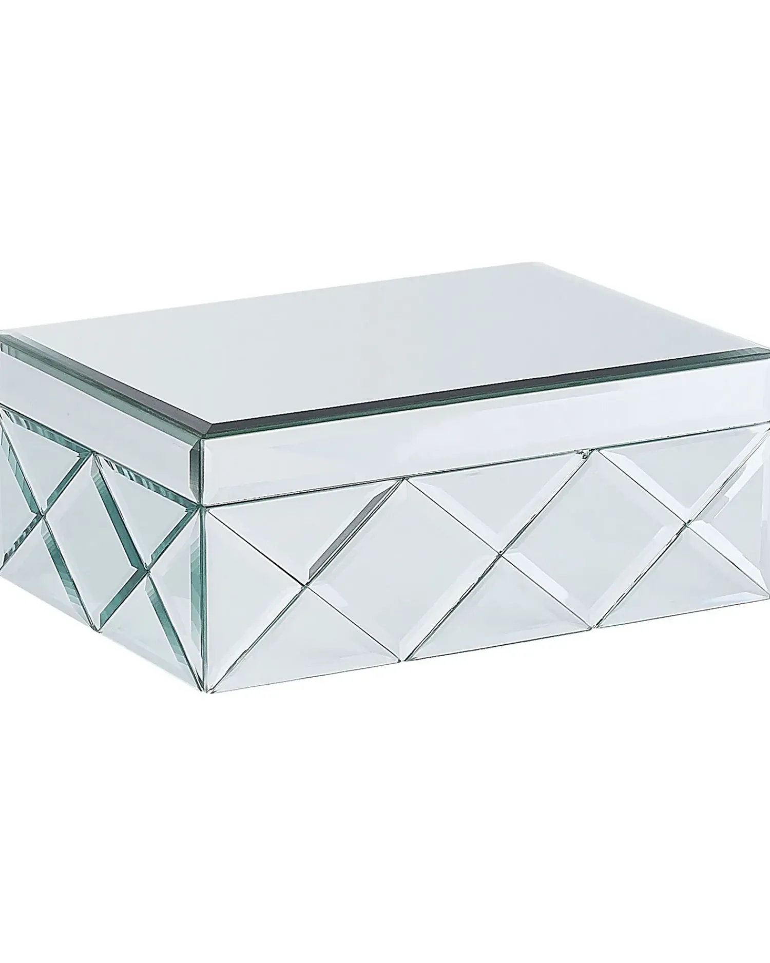 Clearance Beliani Portagioie GORRON Vetro specchiato Argento