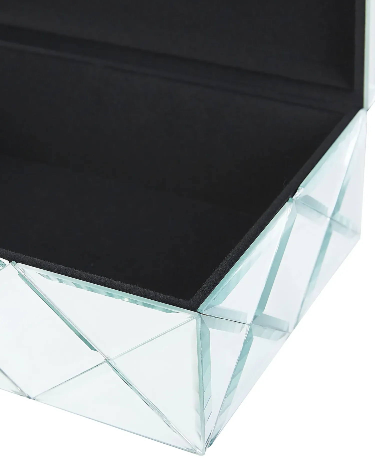 Clearance Beliani Portagioie GORRON Vetro specchiato Argento