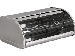 New Beliani Portapane DELECTATION Acciaio inox Argento