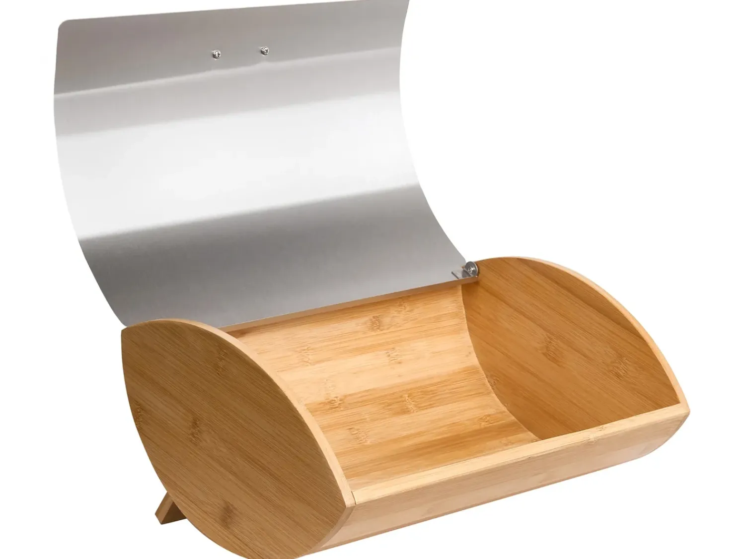 Best Beliani Portapane EPICURIEN Bambù Argento Argento Marrone