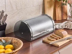 Hot Beliani Portapane FRIANDISE Acciaio inox Argento