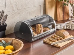 Hot Beliani Portapane FRIANDISE Acciaio inox Argento