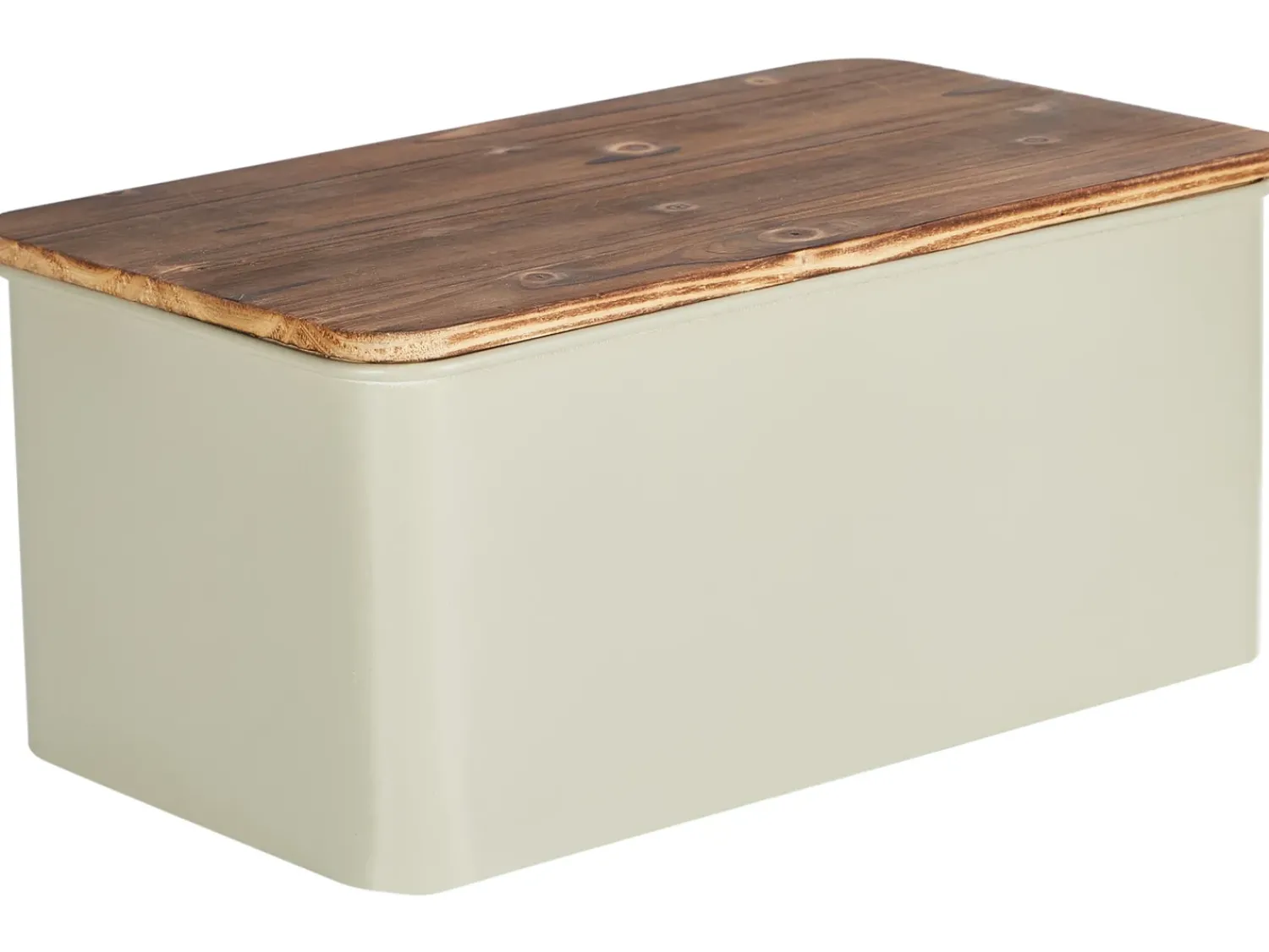 Best Beliani Portapane GOURMANDISE Metallo Beige Beige Marrone