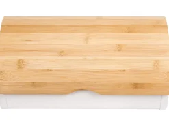 Sale Beliani Portapane SAVEUR Metallo Marrone chiaro Bianco Marrone