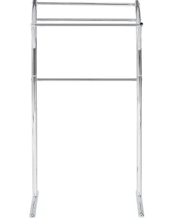 Hot Beliani Portasciugamani da terra YOPAL Metallo Argento
