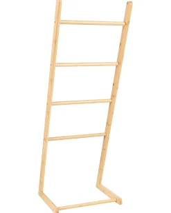 Best Beliani Portasciugamani da terra ZAPALLAR Bambù chiaro Marrone