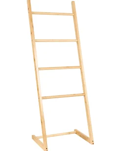 Best Beliani Portasciugamani da terra ZAPALLAR Bambù chiaro Marrone