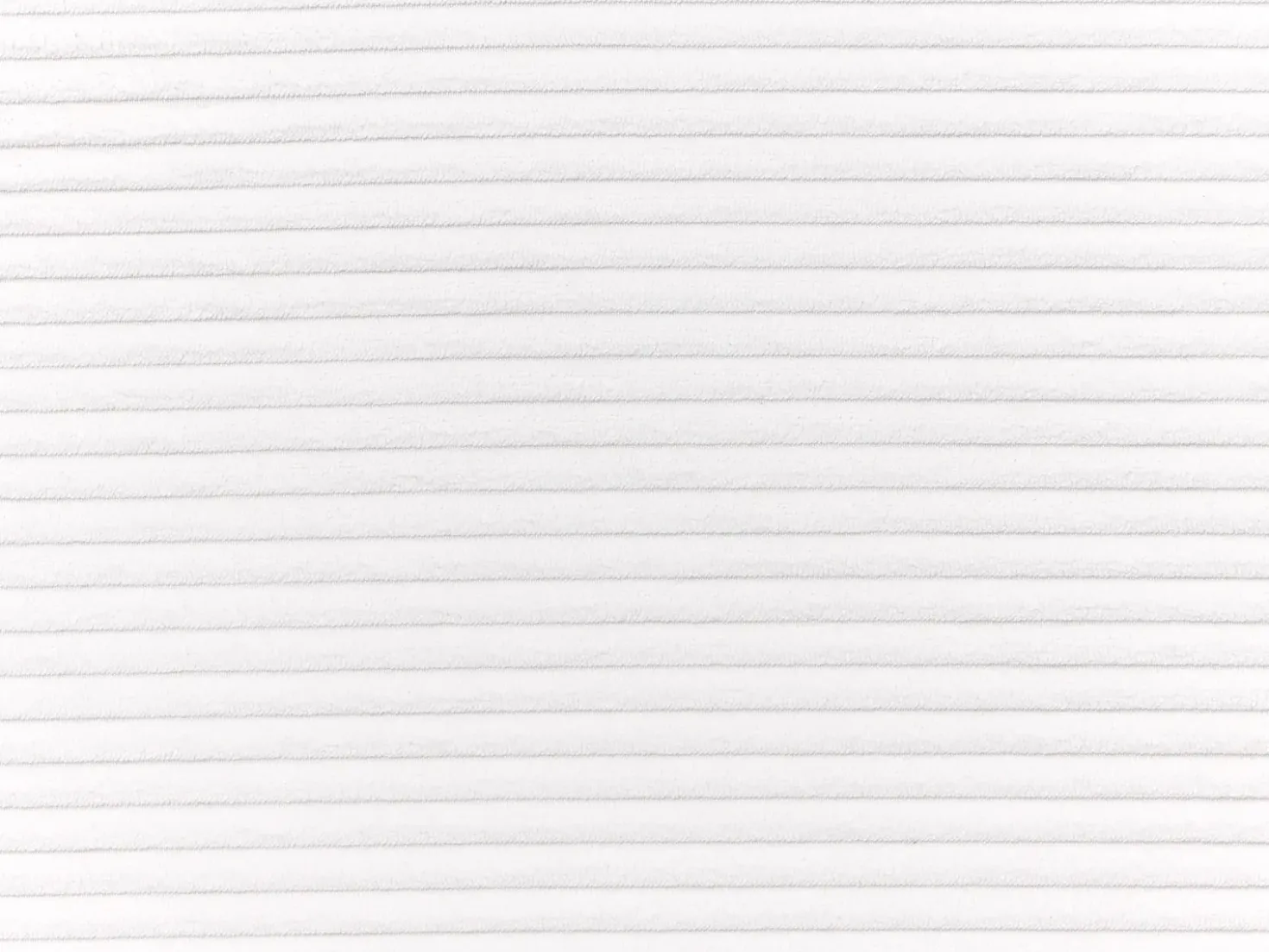 2 posti VIKRAN Velluto a coste Bianco