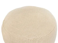 Best Beliani Pouf ADLANA Bouclé Beige