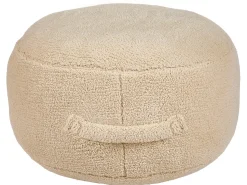 Best Beliani Pouf ADLANA Bouclé Beige