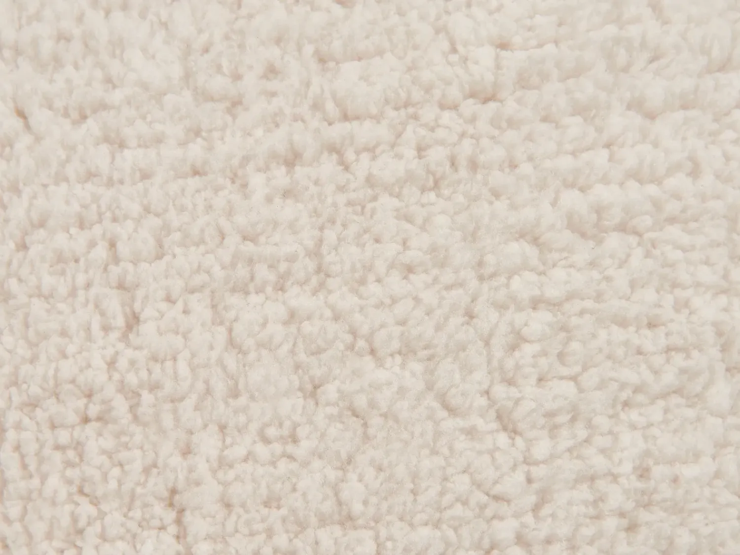 Outlet Beliani Pouf ALIPUR Bouclé chiaro Beige