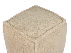 Best Beliani Pouf ALIPUR Bouclé chiaro Marrone
