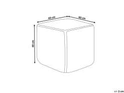 Hot Beliani Pouf ALIPUR Bouclé Viola