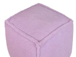 Hot Beliani Pouf ALIPUR Bouclé Viola