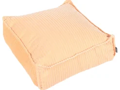 Online Beliani Pouf ALLOZAI Velluto pesca Rosa