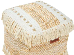 Discount Beliani Pouf ALUPOLA Iuta Beige