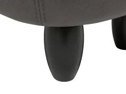 Outlet Beliani Pouf animaletto contenitore ELEPHANT Pelle sintetica Grigio scuro Elefante Marrone Grigio