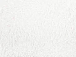 Clearance Beliani Pouf animaletto LAMB Tessuto Bianco Agnello Bianco Marrone