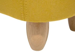 Outlet Beliani Pouf animaletto PIGGY Tessuto Giallo Maiale Giallo Marrone