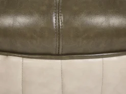 Outlet Beliani Pouf animaletto TURTLE Pelle sintetica Verde scuro Tartaruga Beige Marrone Verde