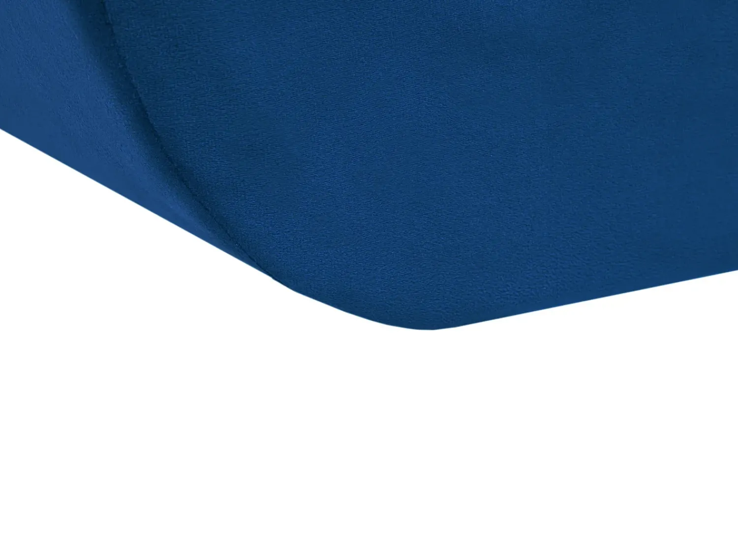 Beliani Pouf ARCADIA Velluto marino Blu