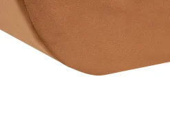 Beliani Pouf ARCADIA Velluto dorato Marrone