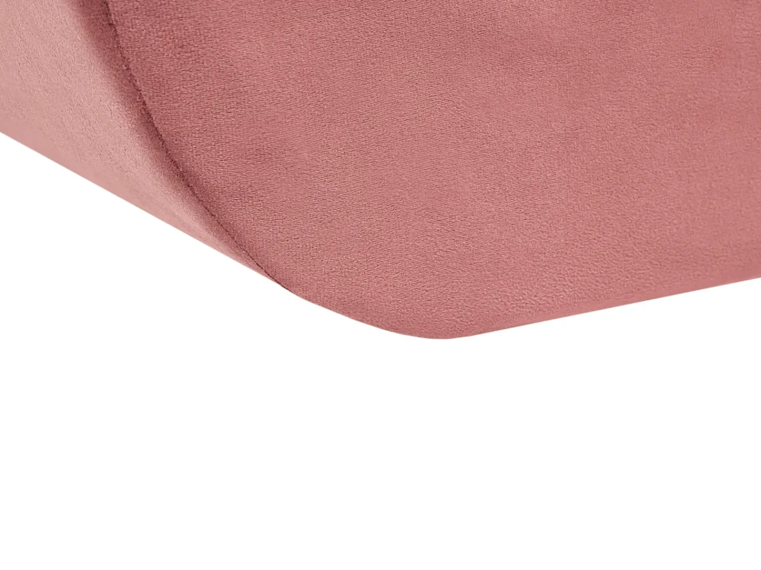 New Beliani Pouf ARCADIA Velluto Rosa