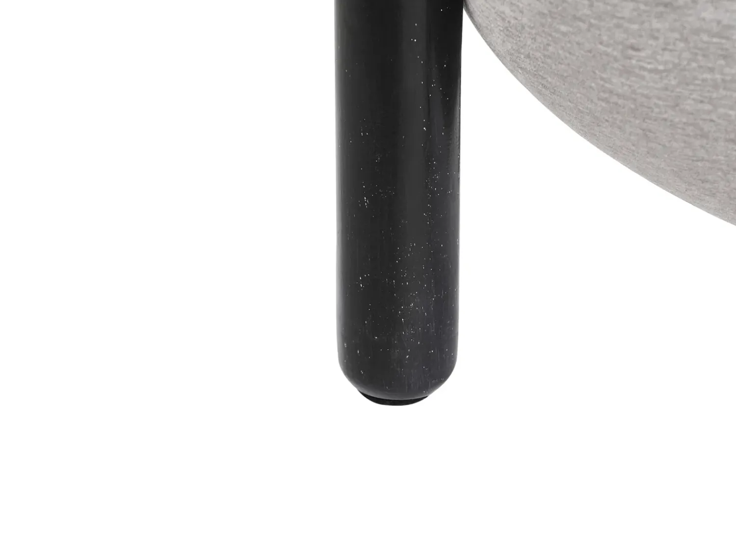 Best Beliani Pouf ARCHIE Lino sintetico Grigio Grigio Nero