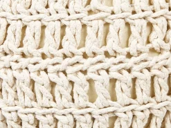 Beliani Pouf ARPATU Cotone chiaro Beige
