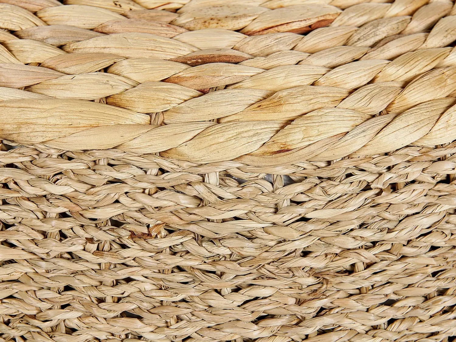 Sale Beliani Pouf BACKAN Giacinto d'acqua Beige Beige Naturale