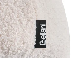 Sale Beliani Pouf BARRON Bouclé sporco Bianco