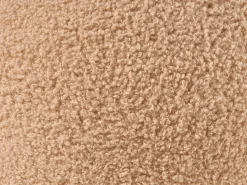 Best Beliani Pouf BEAUFORT Bouclé chiaro Marrone
