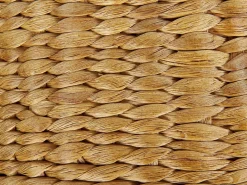 Outlet Beliani Pouf BICHIR Giacinto d'acqua Beige Naturale