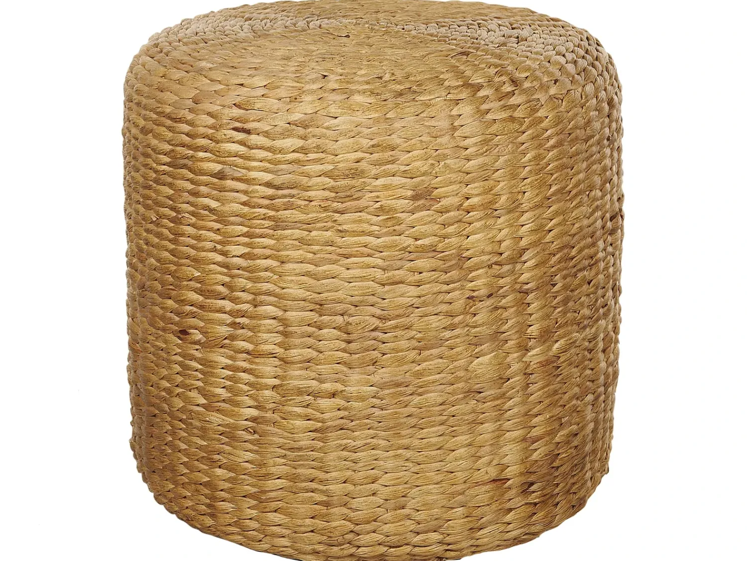 Outlet Beliani Pouf BICHIR Giacinto d'acqua Beige Naturale