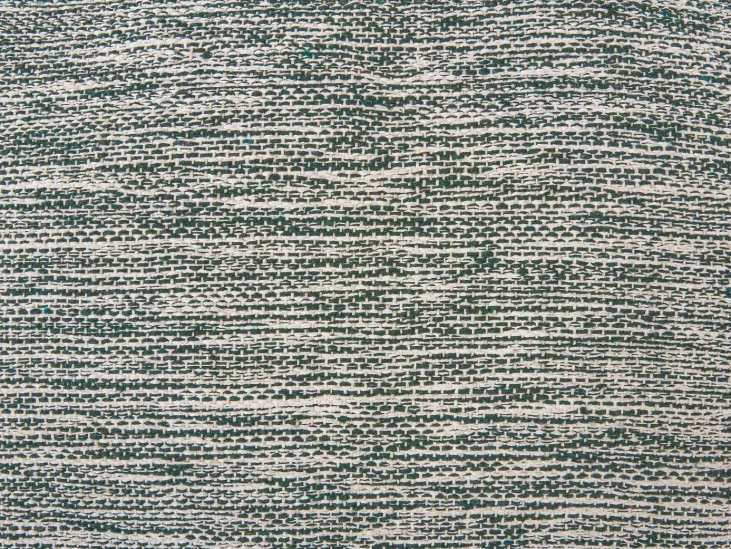 Discount Beliani Pouf BIRCH Cotone Verde scuro Bianco Verde