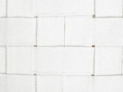 Beliani Pouf BODLA Materiale sintetico Bianco