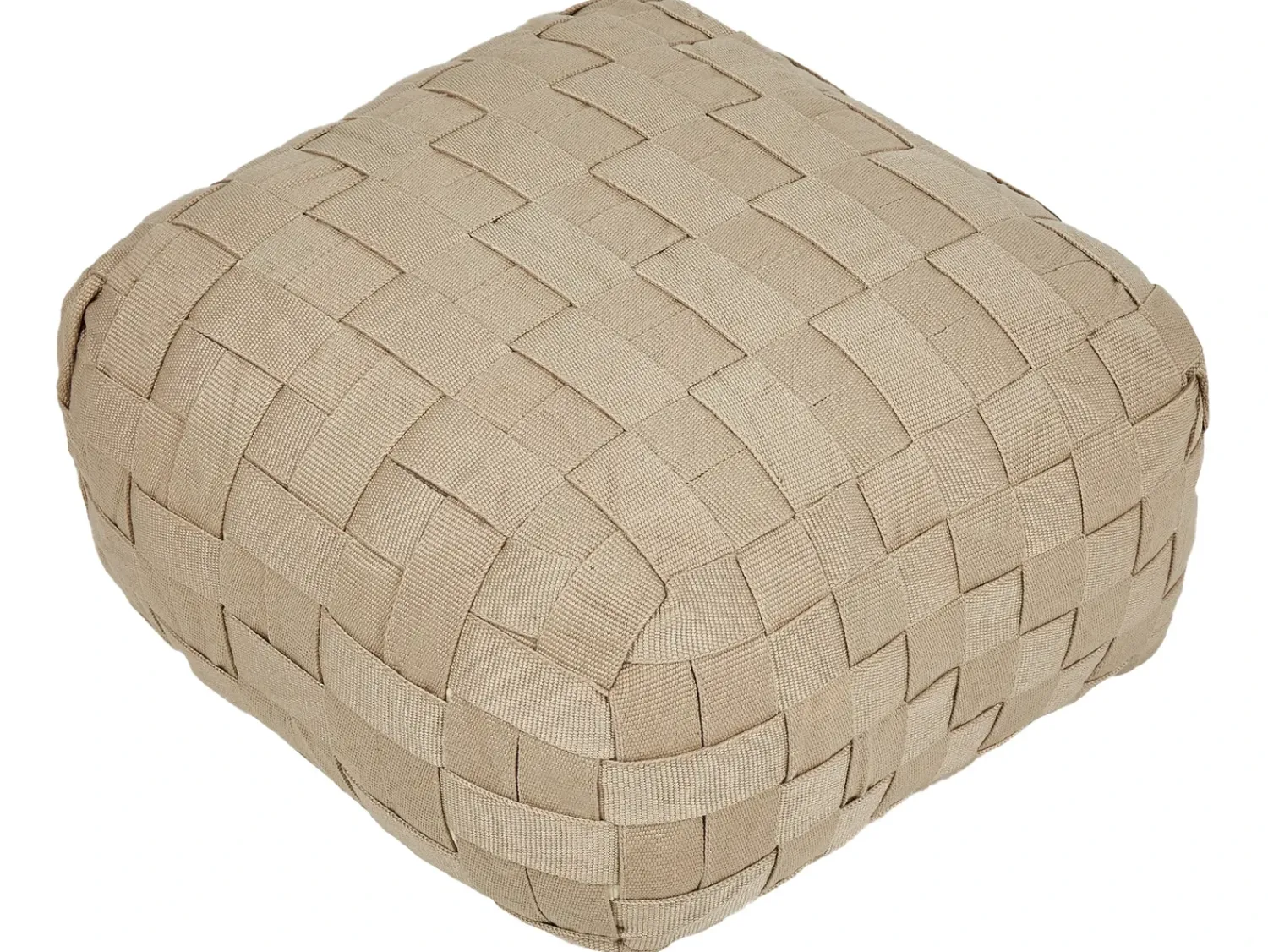 Beliani Pouf BODLA Materiale sintetico Beige