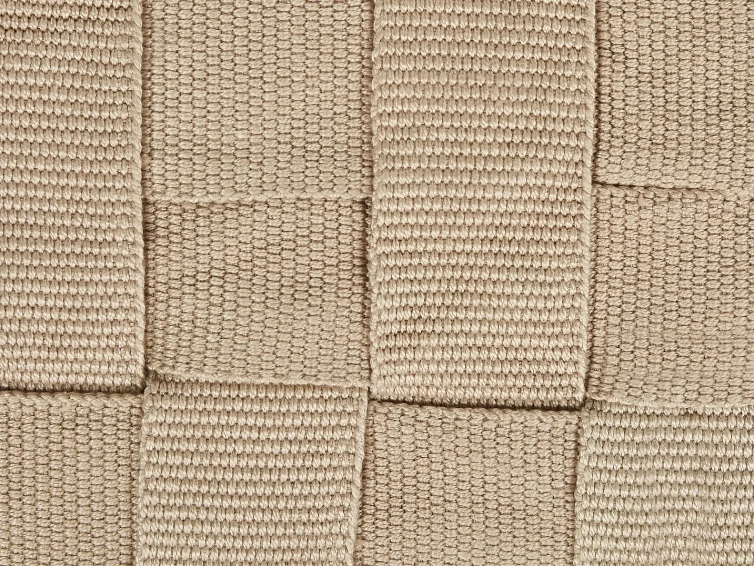 Beliani Pouf BODLA Materiale sintetico Beige