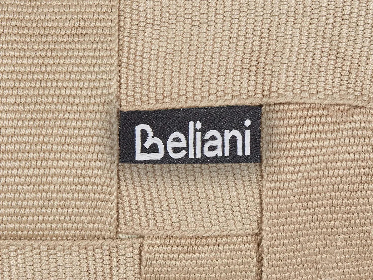 Beliani Pouf BODLA Materiale sintetico Beige